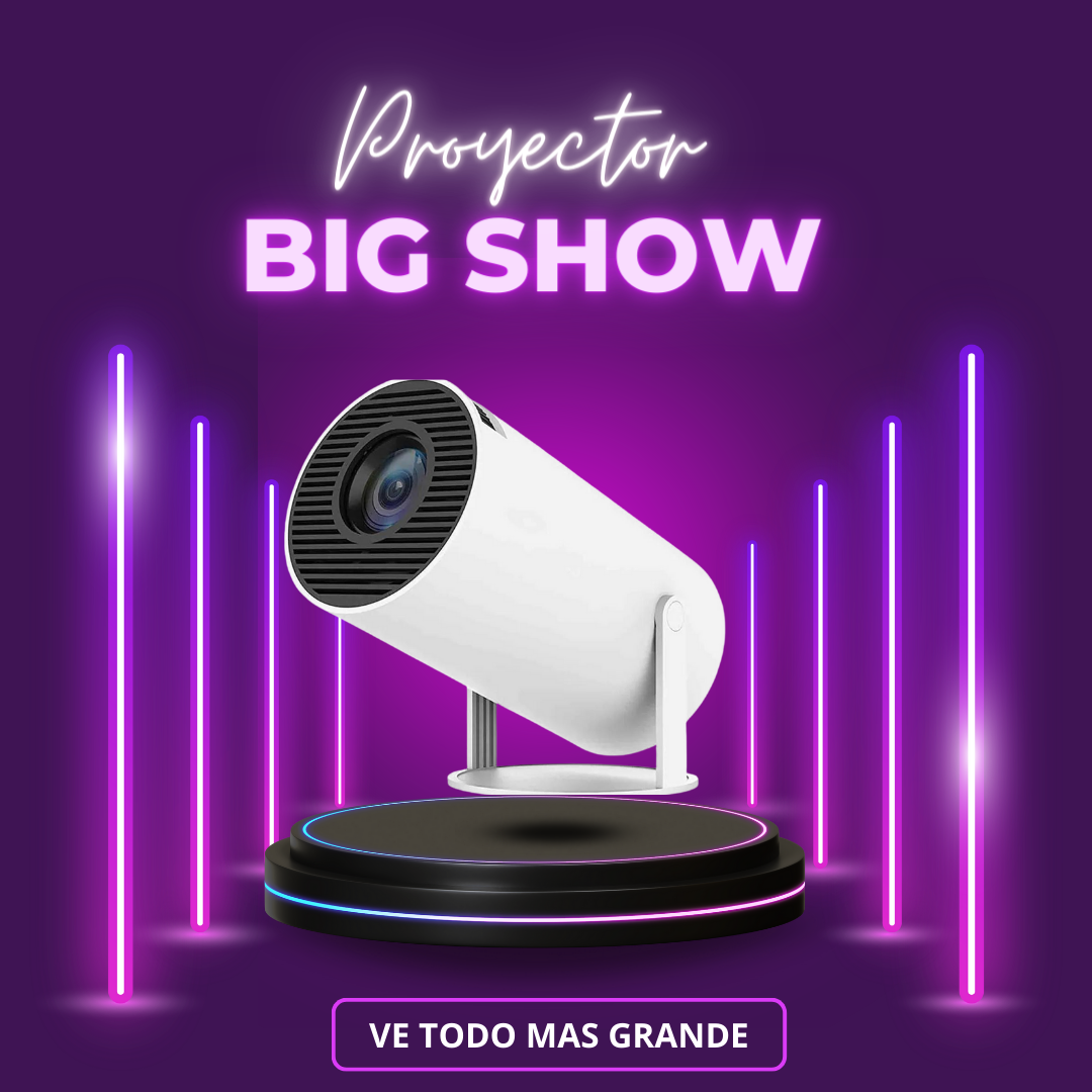 Proyector BIG SHOW®️ Proyecta tus sueños en GRANDE !